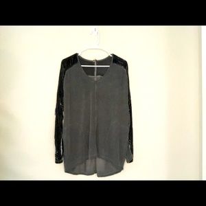 Grey XCVI leggings and top